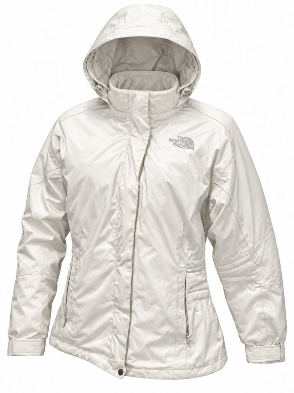 The North Face Women’s Goose Down Hooded Jacket white/ Beige M